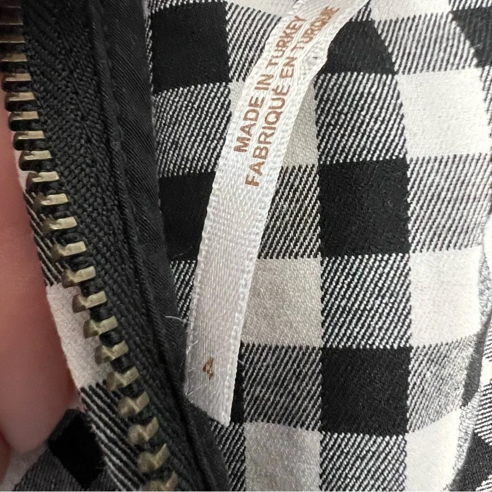 Free People Black and White Checkered Mini Skirt - Picture 8 of 8